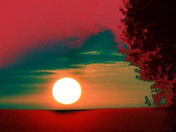 Ingrid Unangst "Sonnenuntergang-"